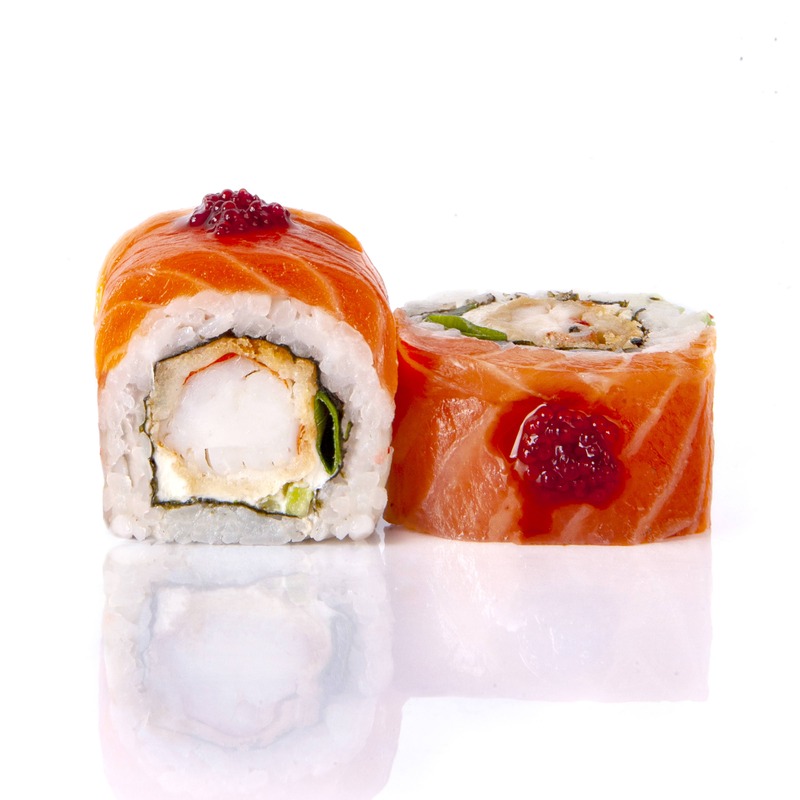 Salmon Deluxe Tempura Shrimp